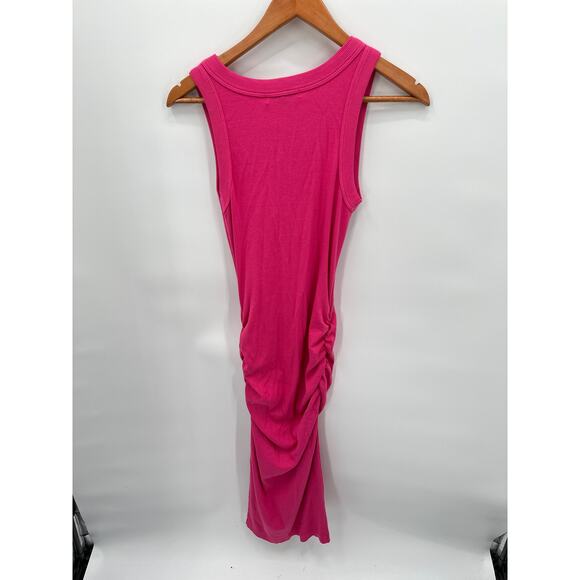 MICHAEL STARS NWT Ultra Rib Lori V Neck Midi Bodcon Dress // XS - Picture 7 of 9